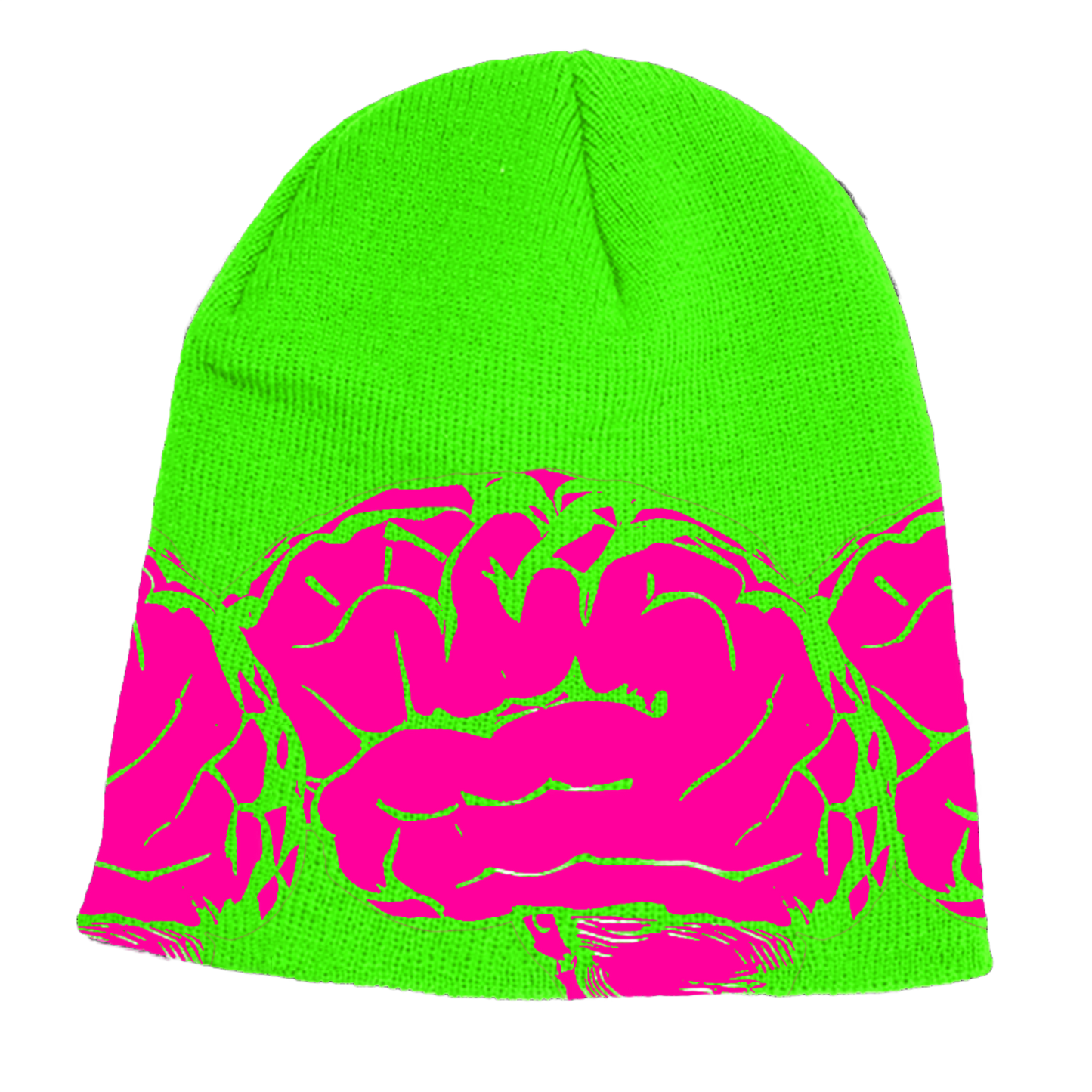 BRAIN POWER BEANIE (WATERMELON)